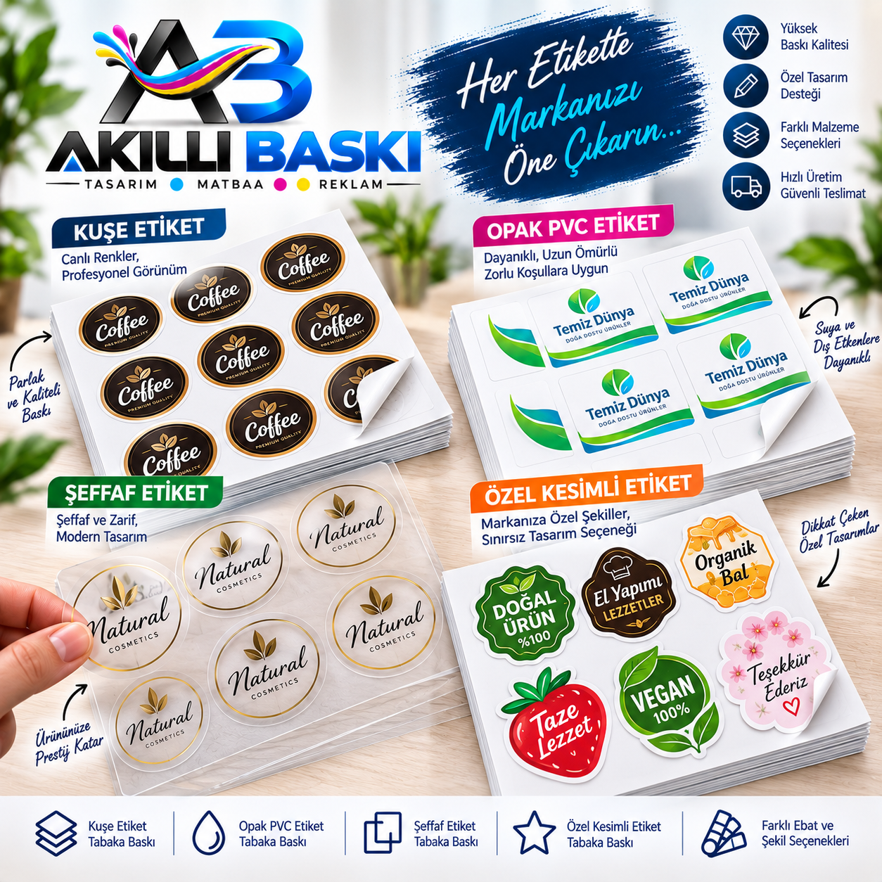 Etiket & Sticker Baskı