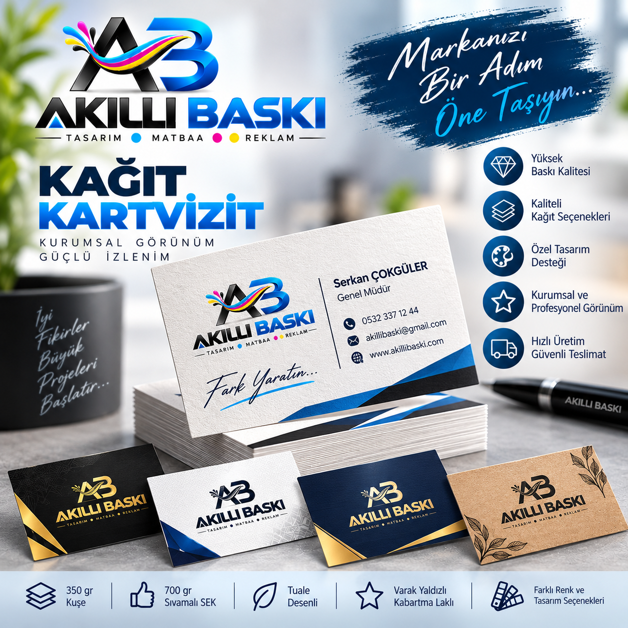 Kağıt Kartvizitler