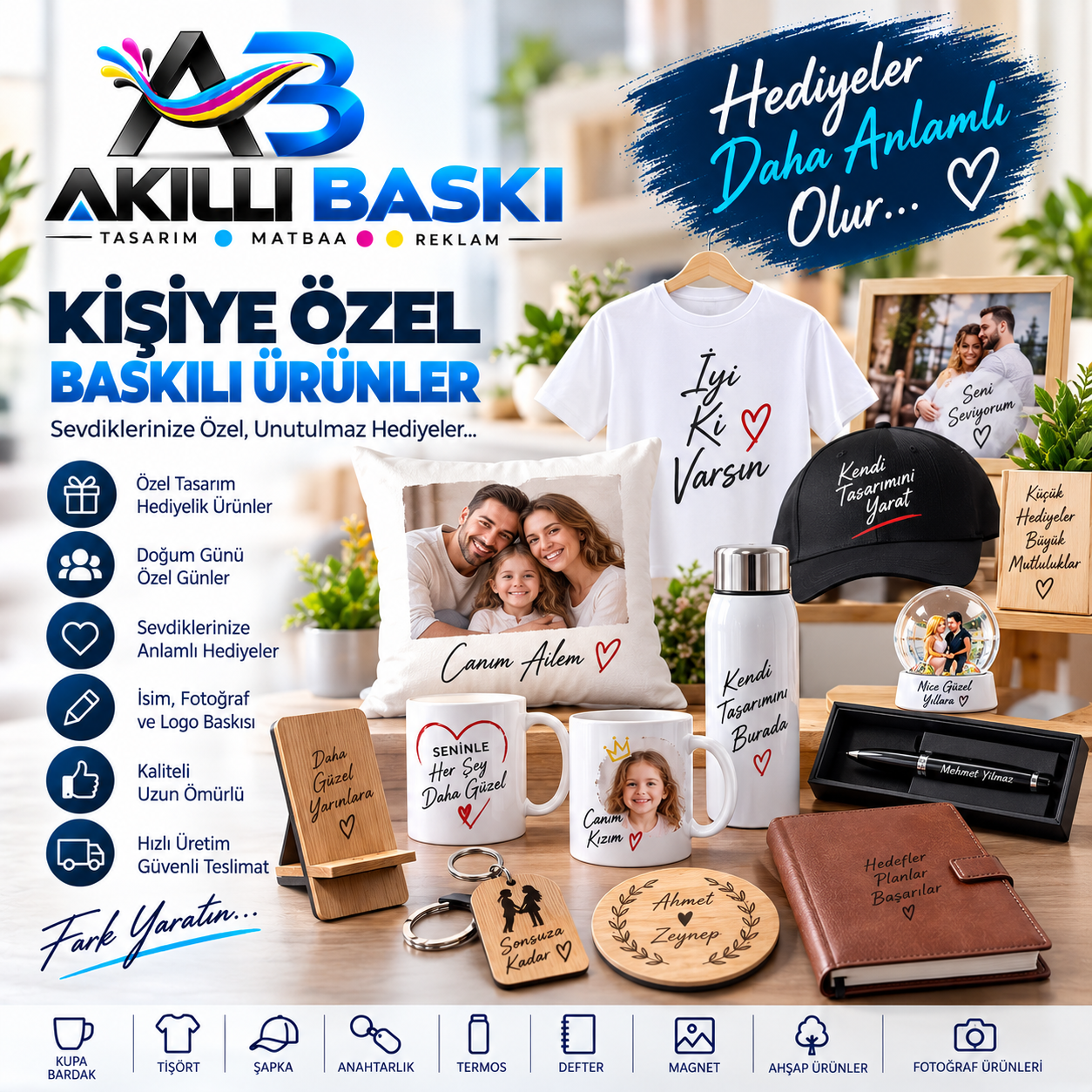 Kişiye Özel Ürünler