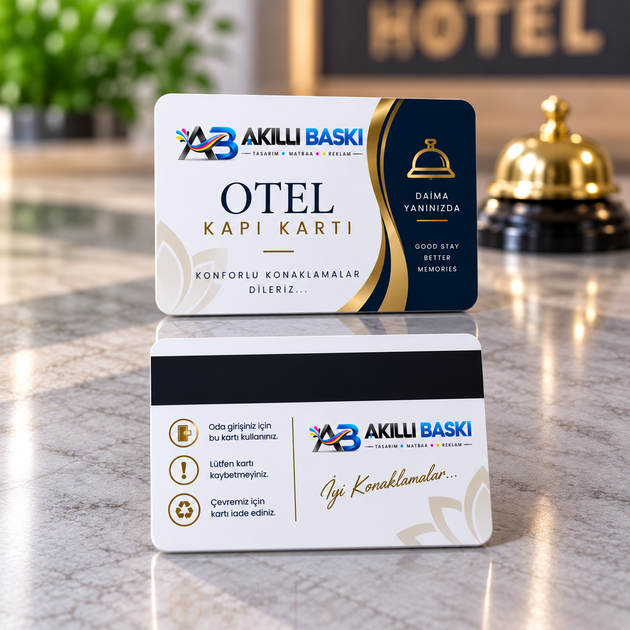 Plastik Otel Kapı Kartı