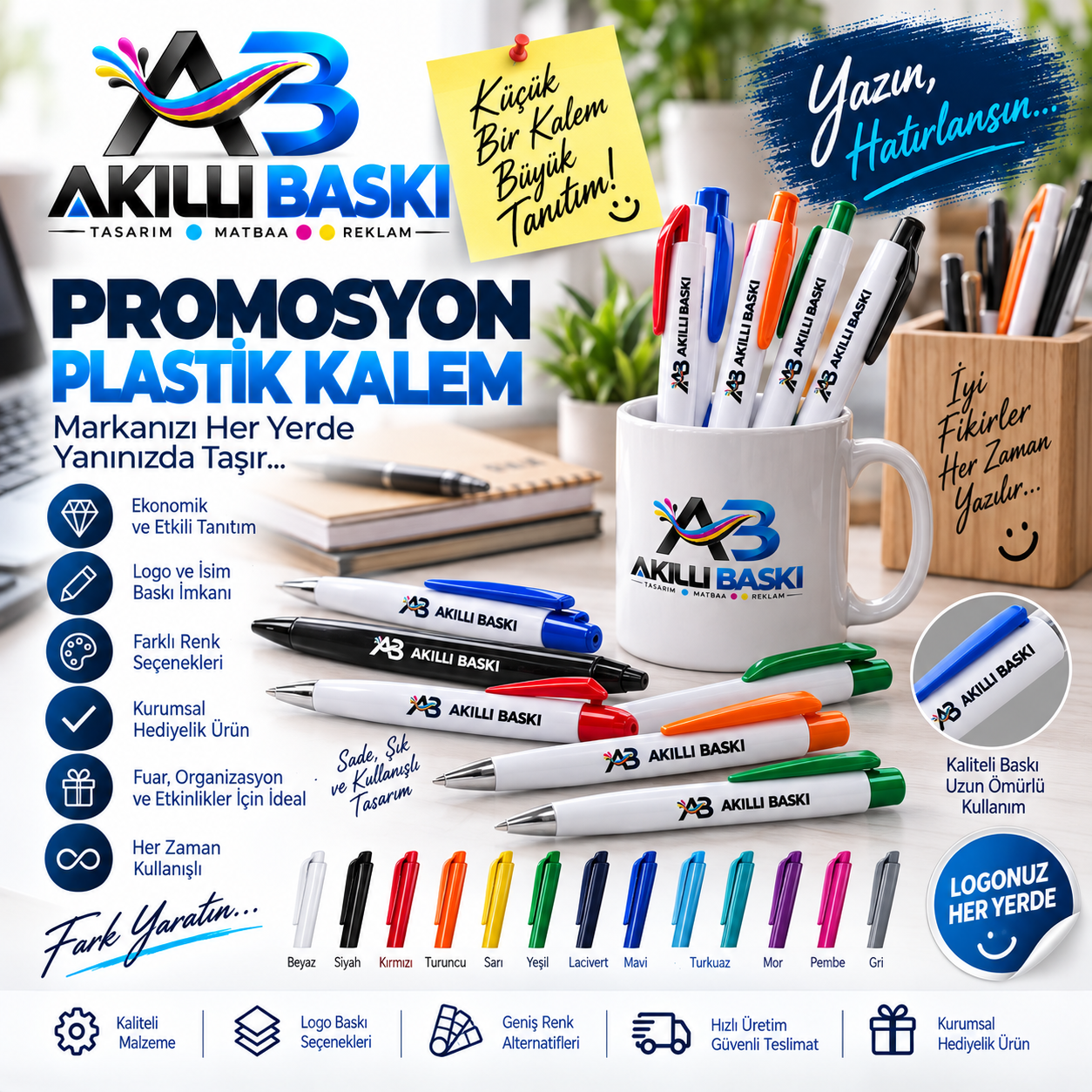 Plastik Kalemler