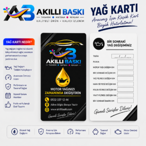 yağ kartı 1